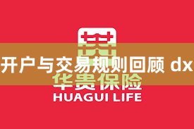 开户与交易规则回顾 dx