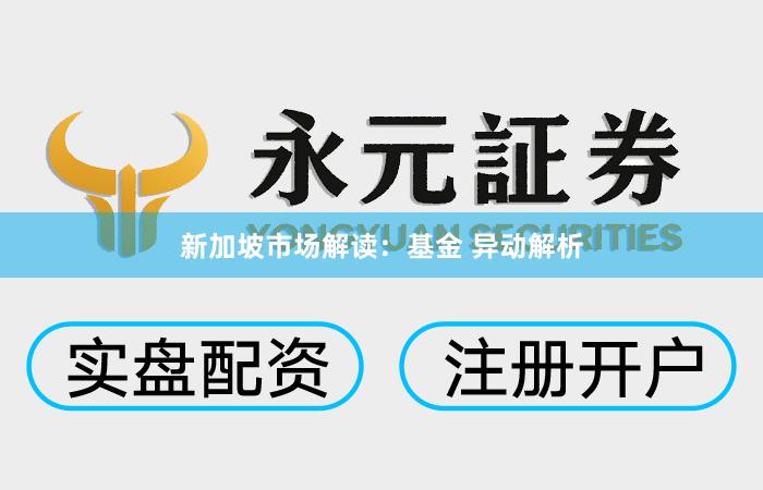 新加坡市场解读：基金 异动解析