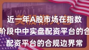 近一年A股市场在指数反复拉锯阶段中中实盘配资平台的合规边界常